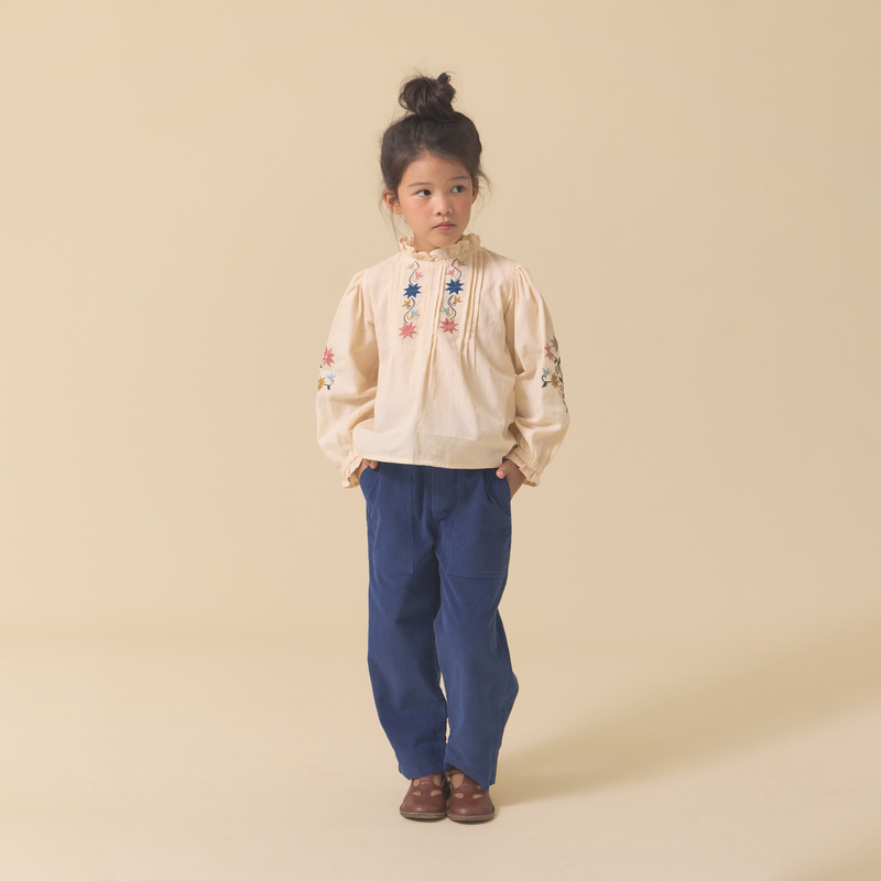 REMY TROUSERS, BIJOU BLUE CORDUROY