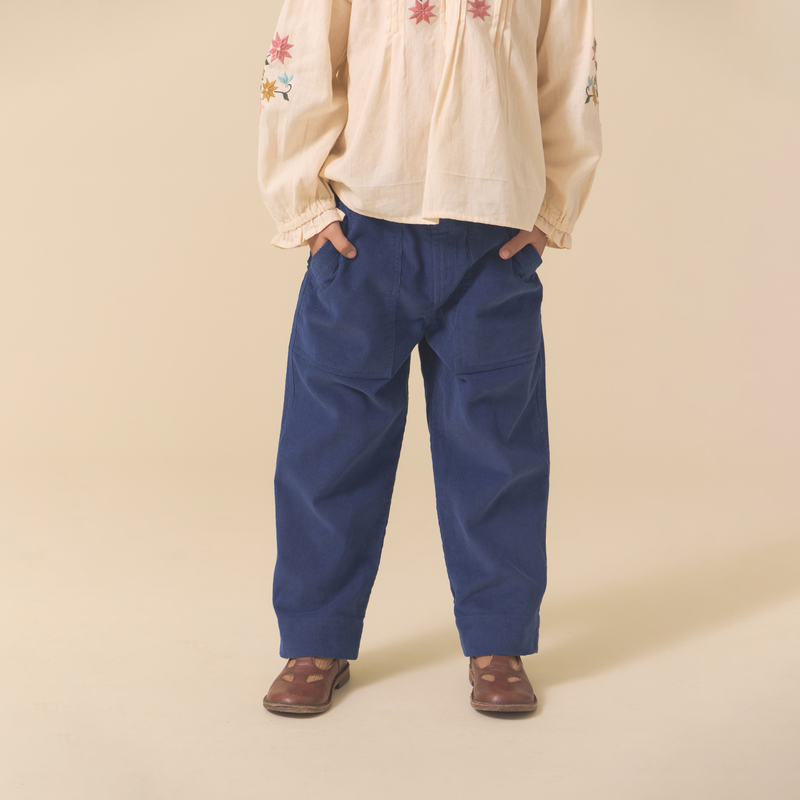 REMY TROUSERS, BIJOU BLUE CORDUROY