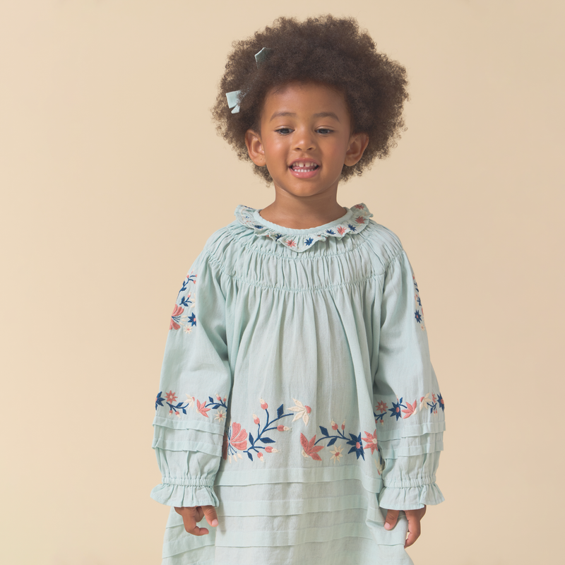 TULIP DRESS, BLUE HAZE – Lali TULIP DRESS, BLUE HAZE – Lali