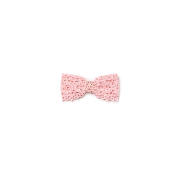 BOW, PINK LACE