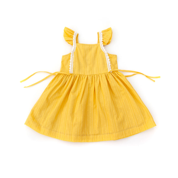 Pinafore Dress, Mustard